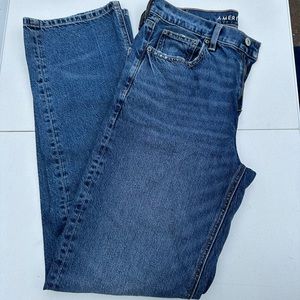 Sz 4 Long American Eagle low rise baggy jeans